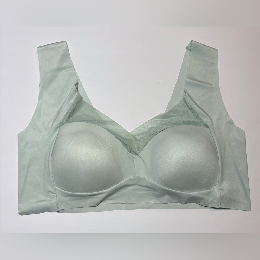 Source Unknown Mint Green Mesh Accent Bra-For Comfort‎